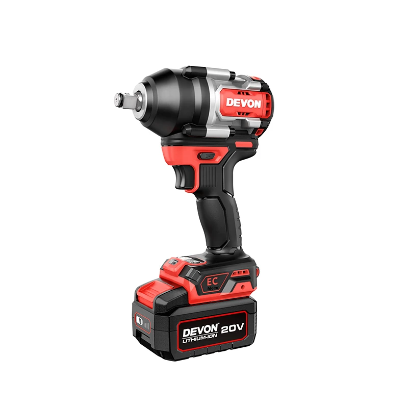 Аккумуляторный ударный гайковёрт / 5,0 Ач * 2 /
зарядное устройство мощностью 190 Вт / мягкая сумка / цветная коробка/20В, Крутящий момент 850/1000 Нм. 1/2