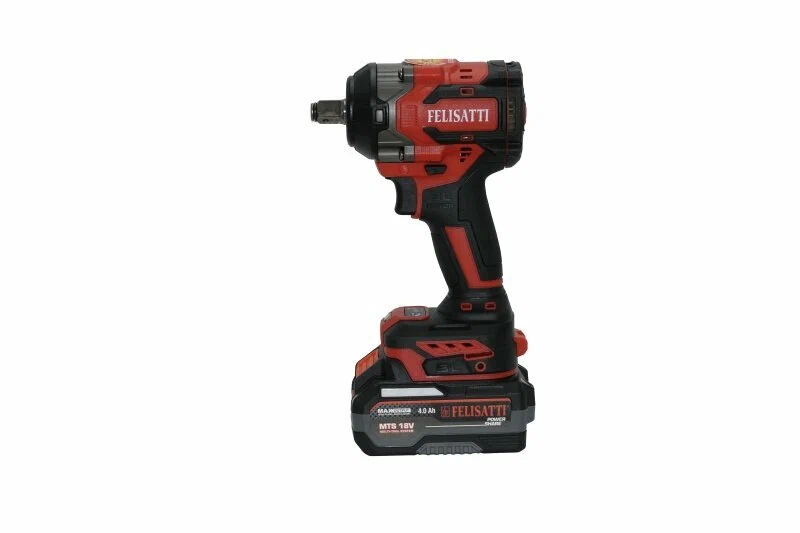 Гайковерт аккумуляторный ударный FELISATTI FT15838 HD (650Нм (кейс, 2 аккум. 4,0Ач, ЗУ 4А)