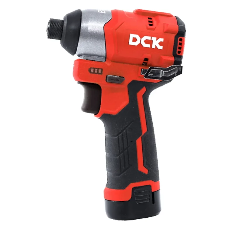 Дрель-шуруповерт аккум DCK KDPL04-8  Impact, HEX, 10.8в, 2*2а/ч, кейс, 140нм