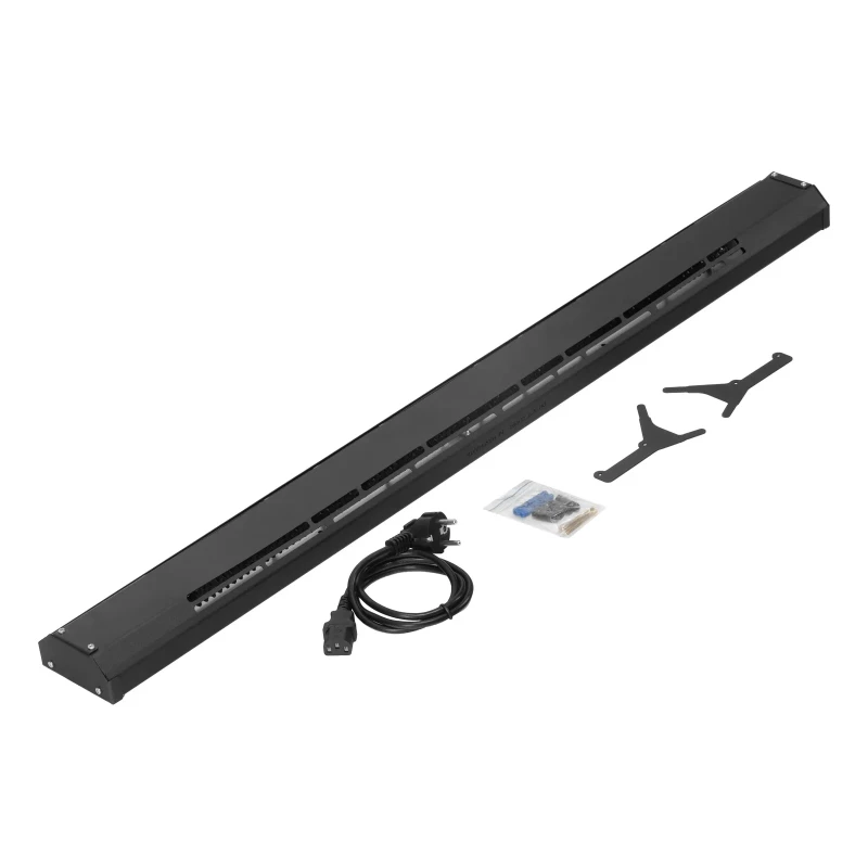 Конвектор электрический плинтусный ATRIC-450, 230 В, 450 Вт, ТЭН, черный Denzel